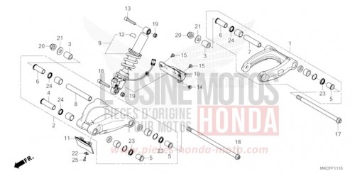 BRAS DE COUSSIN GL1800BDN de 2022